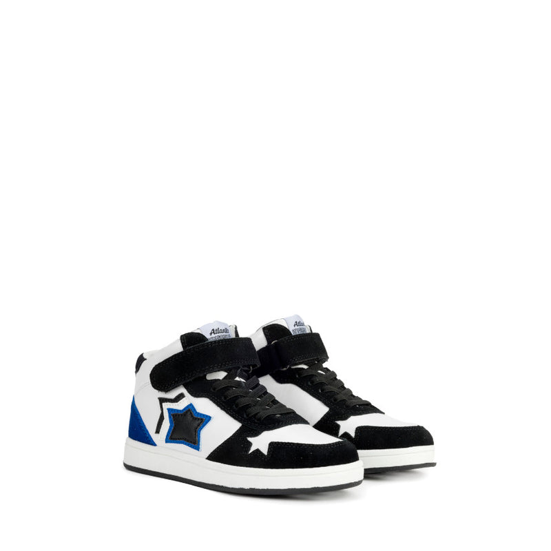 ATLANTIC STAR SNEAKERS ALTA PAKB-01-P01 NERO-BLU ROYAL