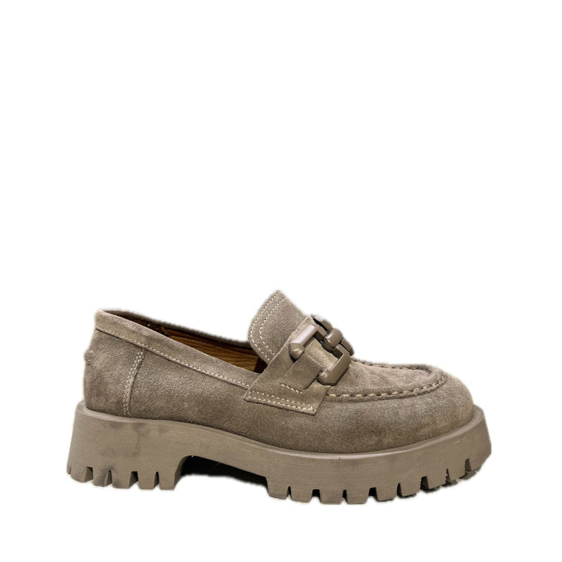 ALBANO MOCASSINO 2428 CAMOSCIO TAUPE