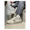 AMA BRAND SNEAKERS SLAM 4043 BIANCO-BEIGE GLITTER