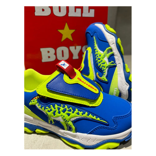 BULL BOYS SNEAKERS PARASAUROLOPHUS DNAL4553A00 BLU-LIME