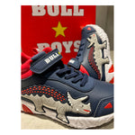 BULL BOYS SCARPA DNAL4569A00 TRICERATOPO BLU-ROSSO