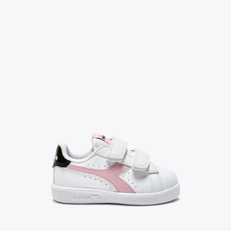 DIADORA SNEAKERS GAME P TD GIRL 101.177018 BIANCO-NERO-ROSA LADY