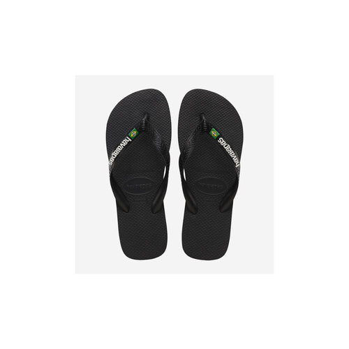 HAVAIANAS INFRADITO BRASIL LOGO 4110850.1069 PRETO BLACK